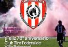 Feliz 78° aniversario club Tiro Federal de Villa Belgrano