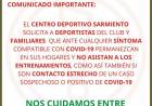 COMUNICADO IMPORTANTE CDS