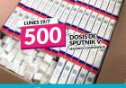 LLEGARON 500 DOSIS DE SPUTNIK V SEGUNDO COMPONENTE