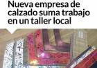 Nueva empresa de calzado suma trabajo en un taller local⠀