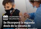 Calendario de Vacunación: se incorporó la segunda dosis de la vacuna de varicela al ingreso escolar