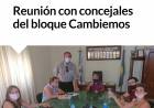 Reunión con concejales del bloque Cambiemos