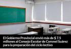 El Gobierno Provincial envió más de $7.5 millones al Consejo Escolar de Coronel Suárez para la preparación del ciclo lectivo