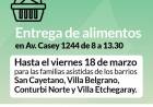 Entrega de alimentos del mes de marzo