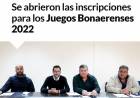 Se abrieron las inscripciones para los JUEGOS BONAERENSES 2022