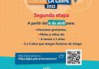 Comenzó la segunda etapa de la campaña de vacunación contra la gripe