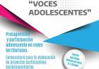 Convocatoria a la juventud para elaborar proyectos sociocomunitarios en redes territoriales