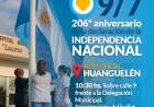 Conmemoración por el 206° aniversario de la declaración de la Independencia