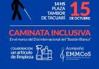 Caminata inclusiva en el día Internacional del “Bastón Blanco”