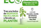 Jornada de Eco Canje en la Escuela y el Jardín Parroquial San José
