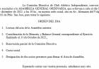 Este 4 de Diciembre: ASAMBLEA GENERAL ORDINARIA EN INDEPENDIENTE