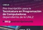 CREUS: Pre-inscripción para la Tecnicatura en Programación de Computadoras