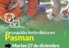 Campaña de vacunación antirrábica en Pasman