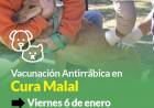 Campaña de vacunación antirrábica en Cura Malal