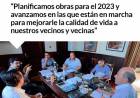 Se mantuvo una reunion planificando obras para el 2023