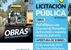 Licitación Pública  Nº 01/2023: ASFALTO