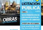 Repavimentación de Circunvalación Av. Storni y Av. Libertad