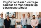 Región Sanitaria 1 entregó equipos de monitorización para neonatología