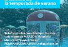 Extendemos la temporada de verano en el Samuel Davis