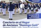 Concierto de la Banda Municipal de Música “Bartolomé Meier” en el Hogar de Ancianos