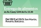 Entrega de alimentos del mes de marzo