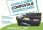 Charla sobre compostaje domiciliario, gratuita y abierta a la comunidad