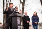 Kicillof y Moccero inauguraron el playón multideportivo sobre Av. Casey