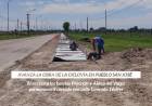 Avanza la obra de la ciclovía en pueblo San José 