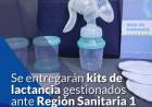 Se entregarán kits de lactancia gestionados ante Región Sanitaria 1