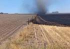 Por una cosechadora, se quemaron 25 hectáreas de un campo en Claromecó