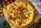 Receta de tarta caprese con masa integral hecha en casa