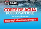 CORTE DE AGUA en Pueblo San Jose