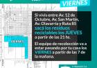 Reciclar es fácil: separá y sacá tu bolsa la noche anterior