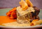 LOMO ASADO A LA MOSTAZA CON ZANAHORIAS