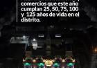 ATENCION: comercios que cumplan sus 25, 50, 75, 100 o 125 años de vida institucional
