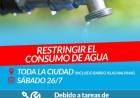 RESTRICCIÓN DEL CONSUMO DE AGUA
