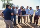 Katopodis recorrió obras estratégicas de energía y conectividad en Guaminí y Daireaux