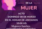 Huanguelén conmemora el Día Internacional de la Mujer