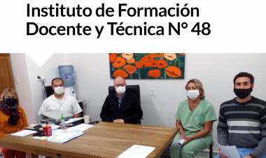 Salud-Enfermería: reunión con autoridades del Instituto de Formación Docente y Técnica N° 48