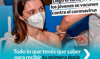 Llegó el turno de que los jóvenes se vacunen contra el coronavirus
