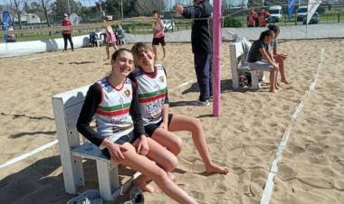 Suarenses en la final de Beach Vóley de los Juegos Bonaerenses