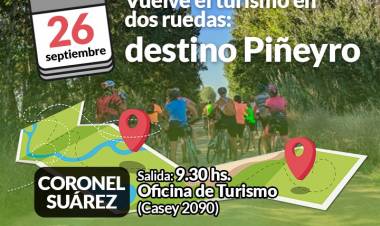 Vuelve el turismo en dos ruedas: destino Piñeyro