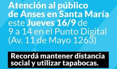 Anses Más Cerca de la Gente: Atención al público en el Punto de Contacto de Anses en Santa María