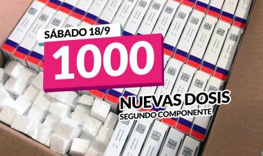 CONTINÚAN LLEGANDO SEGUNDAS DOSIS DE LA VACUNA CONTRA EL COVID-19 