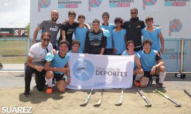 Juegos Bonaerenses 2021: El equipo de Hockey masculino se colgó la Medalla de Plata