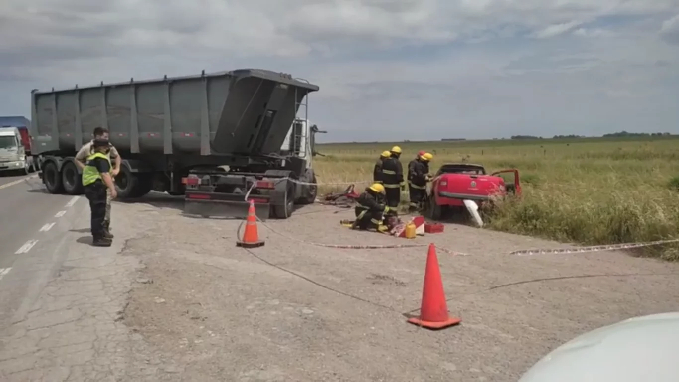 Un hombre perdió la vida por un choque en la ruta 3
