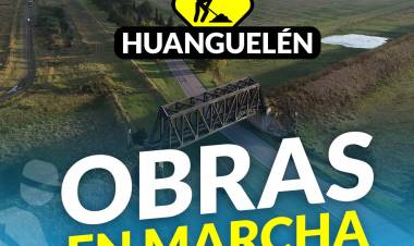 Huanguelén: Obras en marcha