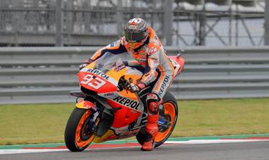 Moto GP: vuelven los problemas de visión de Marc Márquez y se perdería la carrera en Argentina