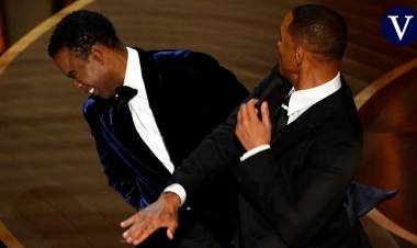 Will Smith le dio un golpe a Chris Rock por burlarse de la alopecia de su esposa