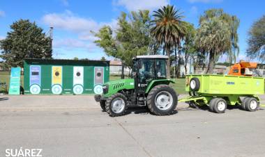 Arribó a Coronel Suárez maquinaria para la Gestión Integral de Residuos Sólidos 